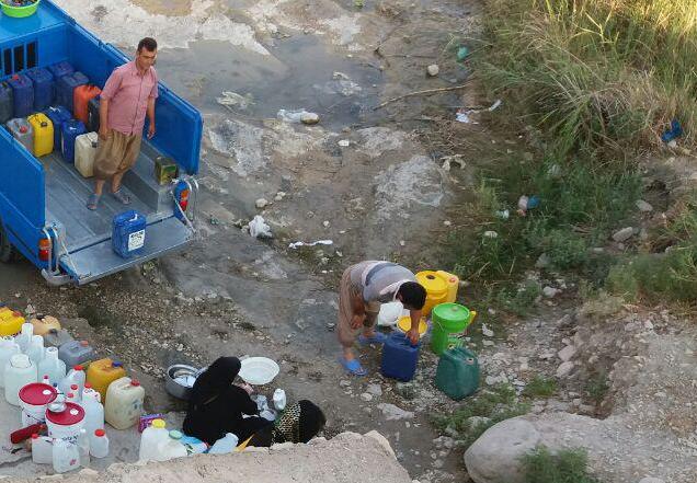 آب شرب روستایی با طعم فاضلاب /قطعیهای مداوم آب روستاهای مرزی ویژنان را رنج میدهد+ تصاویر