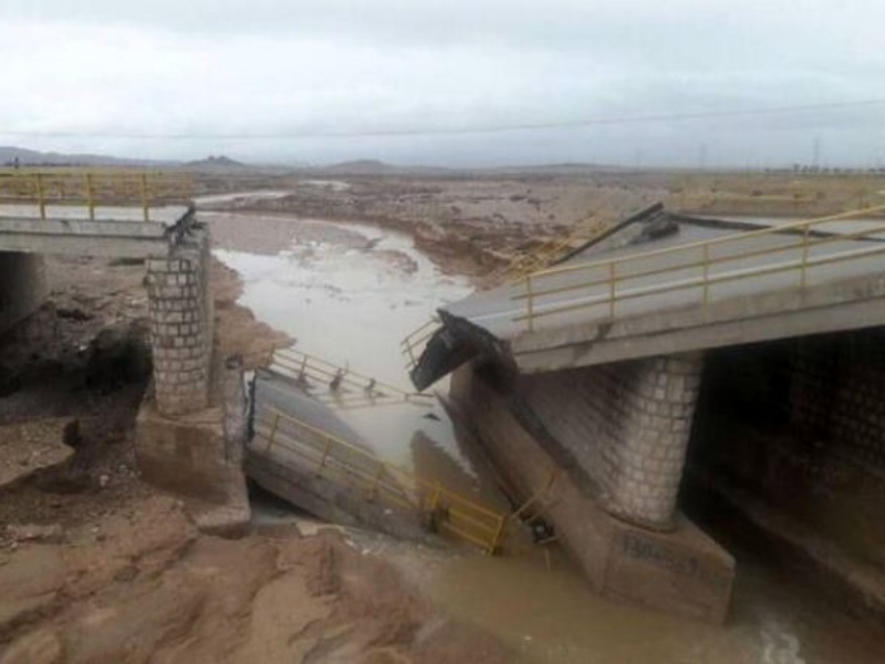 خسارت بارشهای 24 ساعت اخیر به زیر ساختهای گیلانغرب+ تصویر
