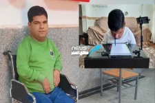وقتی با همت "میلاد"  میشود دیوار حاشا و محدودیت ها را شکست+ عکس