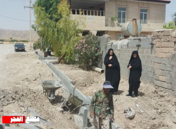 اجرایی شدن طرح جدول گذاری درروستاهای بخش مرکزی گیلانغرب+ عکسها