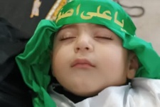 شیرخوارگان حسینی در گیلان غرب به یاد حضرت علی‌اصغر(ع) به میدان آمدند+عکس