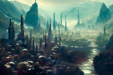 تصویرسازی تماشایی هوش مصنوعی از «شمال ایران» در هزار سال بعد!