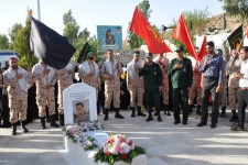 آیین پنجمین سالگرد شهادت سرتیپ خلبان منوچهر فتاحی در گیلانغرب  برگزار شد+تصویر