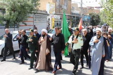 طنین آیین عزای سالروز رحلت پیامبر اکرم (ص) در گیلانغرب+ تصاویر