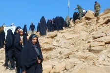 یادمان شهدای " آوزین "میزبان کاروان راهیان  تهران +تصاویر