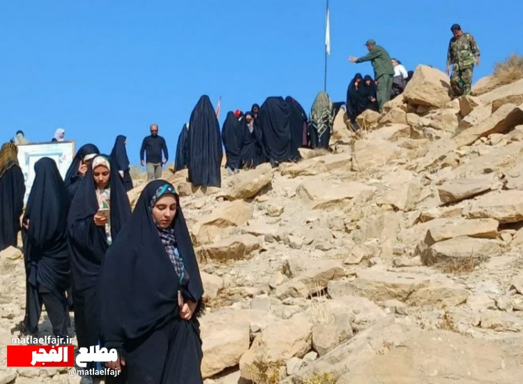 یادمان شهدای " آوزین "میزبان کاروان راهیان  تهران +تصاویر