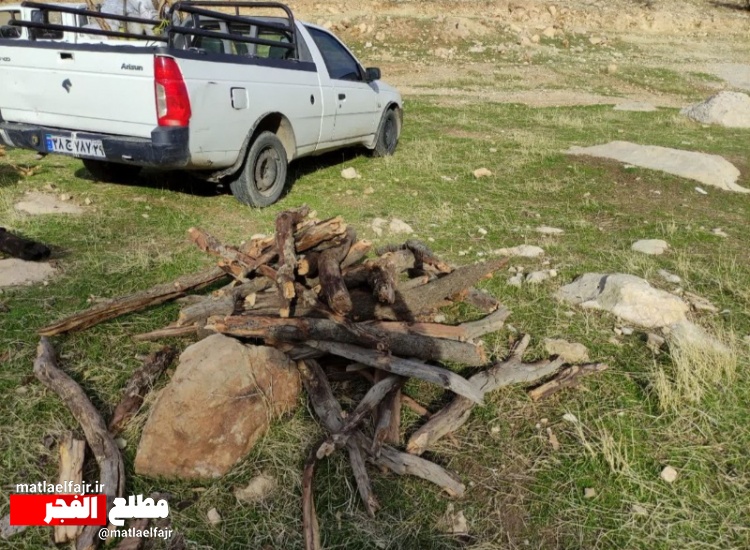 انهدام یک باند کوری ذغال  غیر مجاز در گیلان غرب+عکس