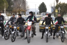 برگزاری رژه خودرویی و موتوری  در گیلانغرب +عکس