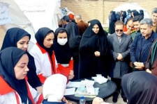 خدمت رسانی کاروان سلامت جمعیت هلال احمر در روستاهای  ویژنان+عکس