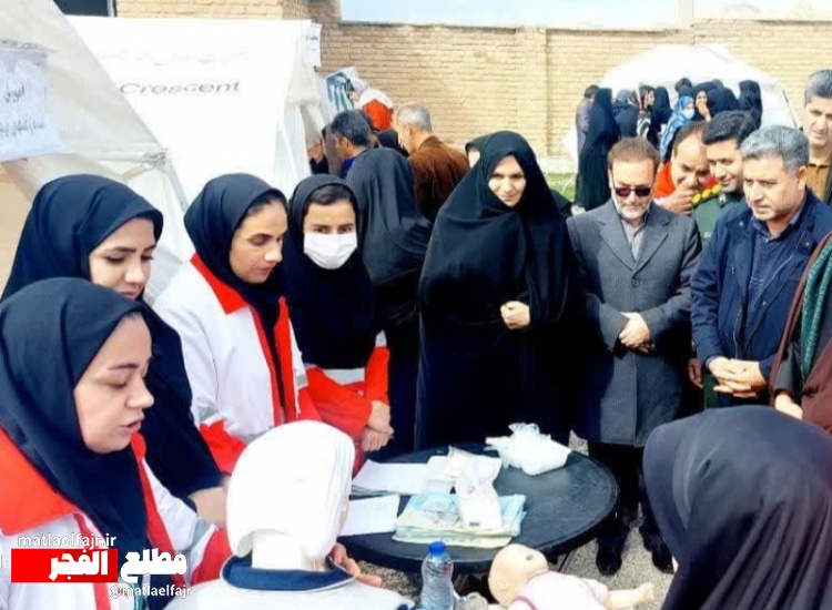 خدمت رسانی کاروان سلامت جمعیت هلال احمر در روستاهای  ویژنان+عکس