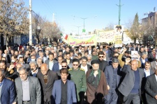 تجدید بیعت مردم دومین شهر مقاوم کشور با انقلاب در راهپیایی 22 بهمن+عکس