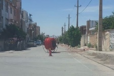 عملیات عمرانی پروژه فیبر نوری کلید خورد