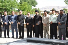 مزار شهدای گیلانغرب عطر افشانی شد +تصاویر