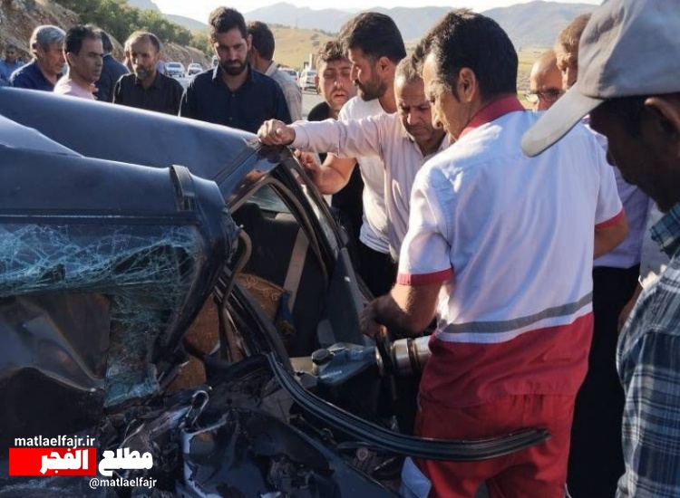 تصادف خونین گیلانغرب ۳کشته و زخمی بجا گذاشت