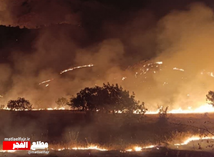 تلاش 17 ساعته؛ آتش بان سیران را مهار کرد+عکس