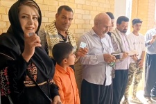 مشارکت حداکثری گیلانغربیهادرحماسه جمهوربه روایت تصویر