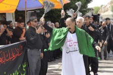 طنین ندای لبیک یا حسین (ع) گیلانغربی‌ها در روز تاسوعای حسینی+عکس