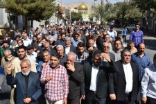 عکس|مردم مقاوم گیلانغرب جنایات رژیم صهیونیستی در غزه و لبنان را محکوم کردند