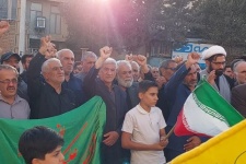 اجتماع گیلانغربی‌ها در محکومیت  ترور سیدحسن نصرالله و حمایت از جبهه‌ مقاومت+عکس