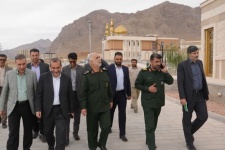 بازدید مسولان ارشد استان کرمانشاه از محل برگزاری کنگره ملی ۹۸۰۰ شهید استان