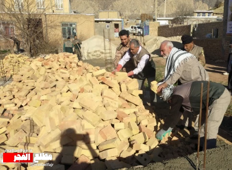 طنین خدمت بسیج در دور افتاده ترین روستاهای گیلانغرب