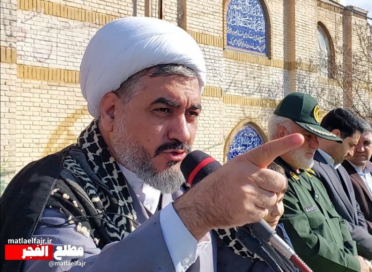 راهپیمایی مردم گیلان غرب صدای  بیعت مجدد با انقلاب اسلامی و انزجار از، امریکاست