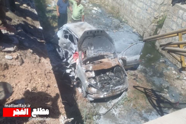 تصادف هولناک در "اولویار" دهستان چله دو  کشته وزخمی بر جای گذاشت