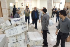 توزیع ۳ هزار بسته کمک معیشتی بین خانواده های نیازمند سرپل ذهاب+عکس