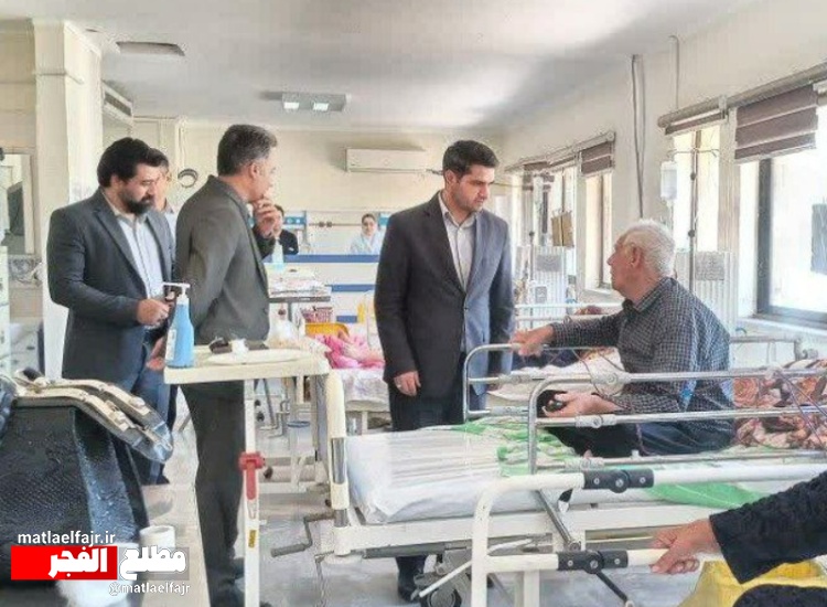 بازدید دادستان عمومی و انقلاب گیلانغرب از بیمارستان الزهراء. س.+عکس