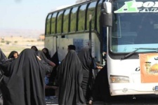 كاروان اربعين حسيني از شهرستان گیلانغرب عازم عتبات عاليات شد+عکس