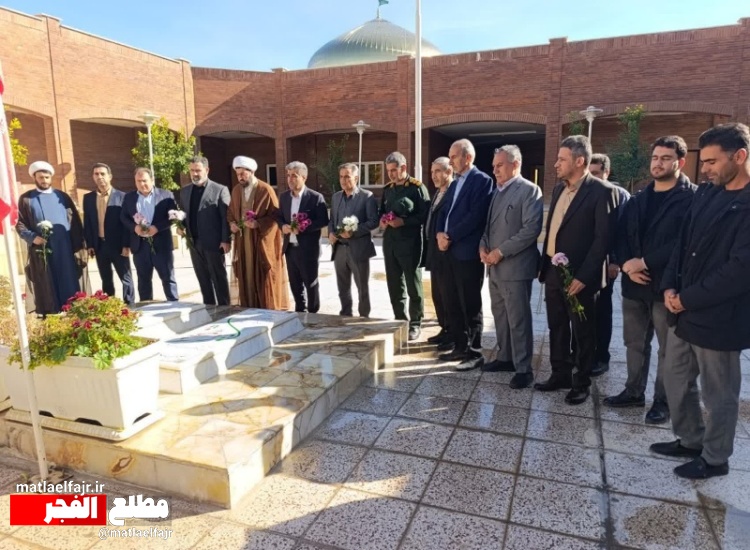 تجید عهد و پیمان فرماندار گیلانغرب با شهدا +عکس
