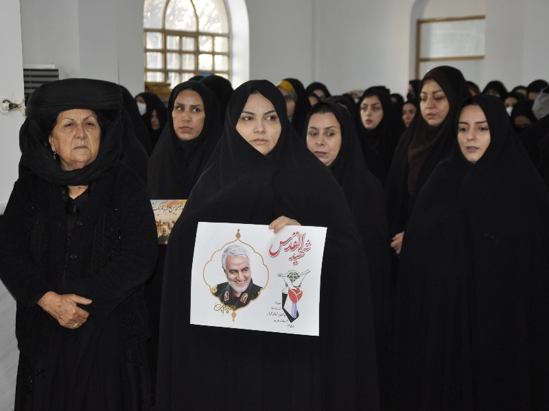 گرامیداشت چهارمین سالگرد شهادت حاج قاسم سلیمانی در گیلانغرب+عکس