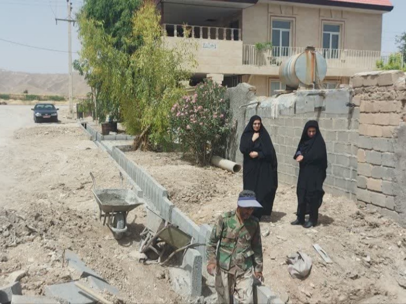 اجرایی شدن طرح جدول گذاری درروستاهای بخش مرکزی گیلانغرب+ عکسها