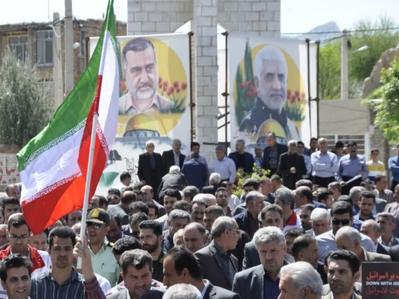 راهپیمایی روز جهانی قدس در گیلان غرب برگزار شد+ تصاویر