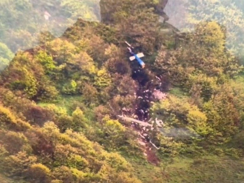 بالگرد رئیس‌جمهور‌ پیدا شد/اثری از زنده بودن سرنشینان نیست