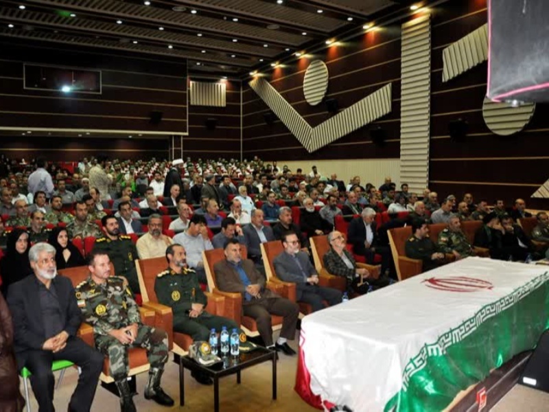 یادواره باشکوه استاد خلبان شهید منوچهر فتاحی در گیلان غرب برگزار شد+عکس