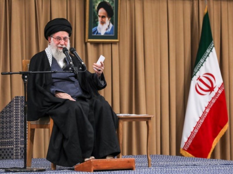 دیدار مردم قم با رهبر انقلاب